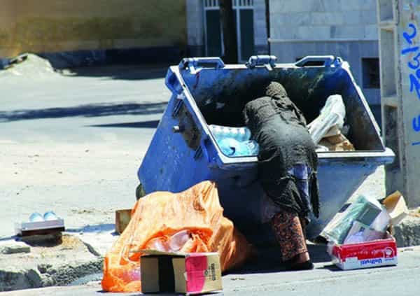 زباله گردی برای پیدا کردن غذا