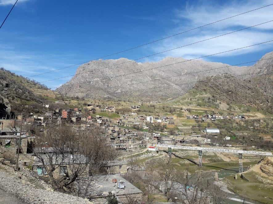 نمایی از روستای سلین