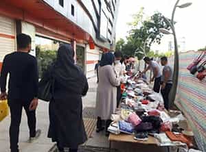 بساط دستفروشهای خیابان فردوسی سنندج؛ قبل از تجاری شدن آن