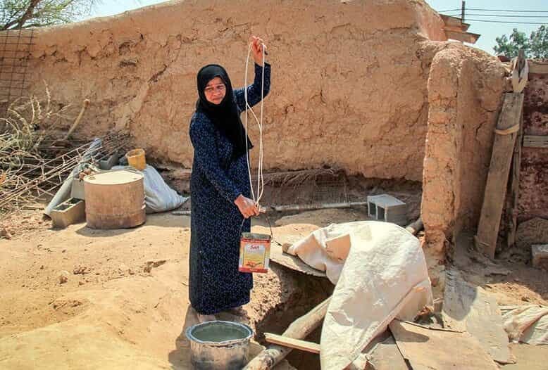 غیزانیه، از بخش‌های عرب‌نشین اهواز − کمبود آب رشته زندگی در این بخش را از هم گسیخته است.