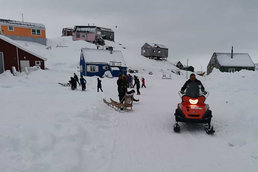 سرمیلیگاک در شرق گرینلند