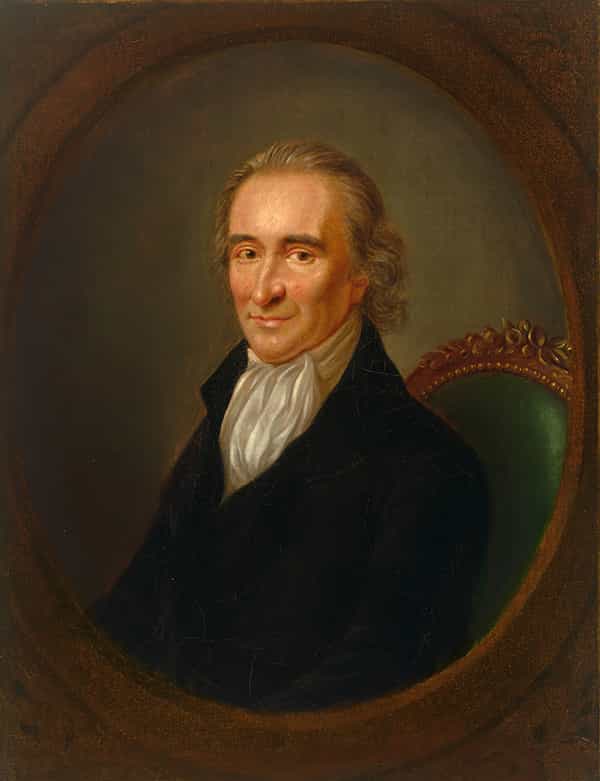 تاماس پین • Thomas Paine 1736/7 - 1809 منبع: ویکی‌پدیا