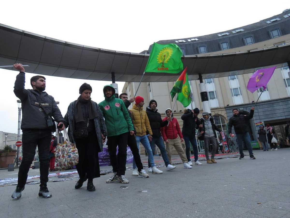 «علیه سرکوب، برای مقاومت» در بروکسل