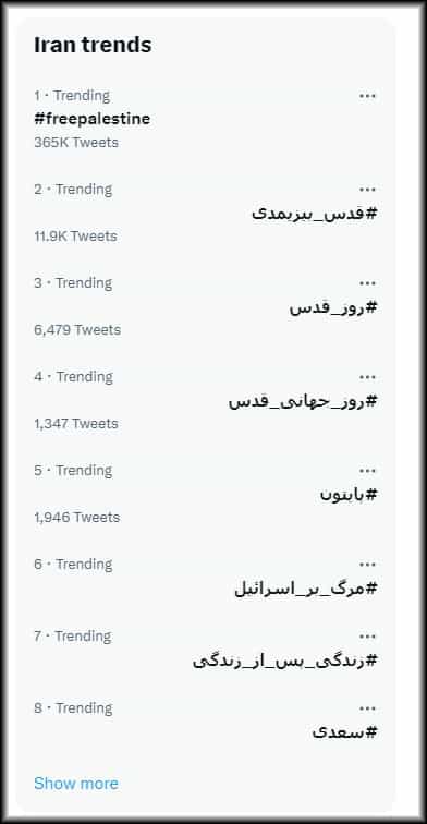 تصویری از آنچه الگوریتم توییتر ، بحث مهم در ظهر روز ۲۵ فروردین سال ۱۴۰۲ میداند