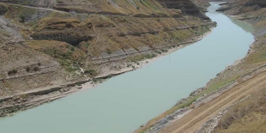 نمایی از رود ارس