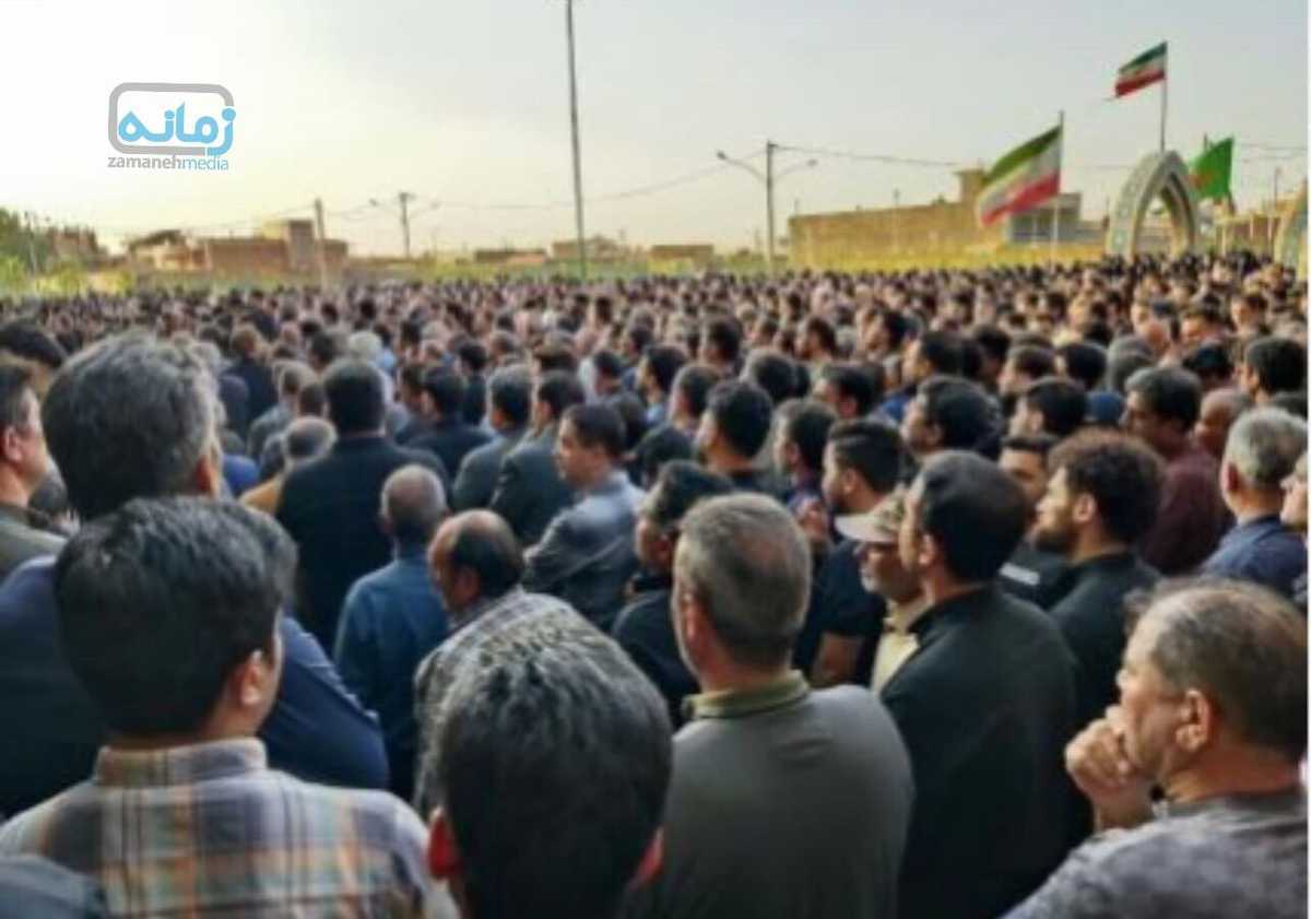خاکسپاری اسماعیل دهقانی ــ عکس: زمانه
