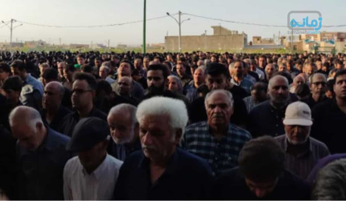 خاکسپاری اسماعیل دهقانی ــ عکس: زمانه
