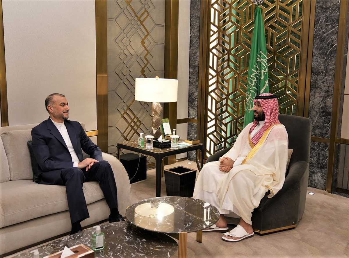 دیدار حسین امیرعبداللهیان با محمد بن سلمان