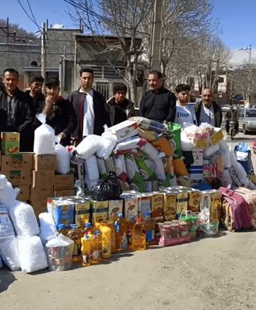 جمع‌آوری مواد غذایی مورد نیاز مردم سیستان و بلوچستان: مریوان؛ ۱۶ اسفند ۱۴۰۲