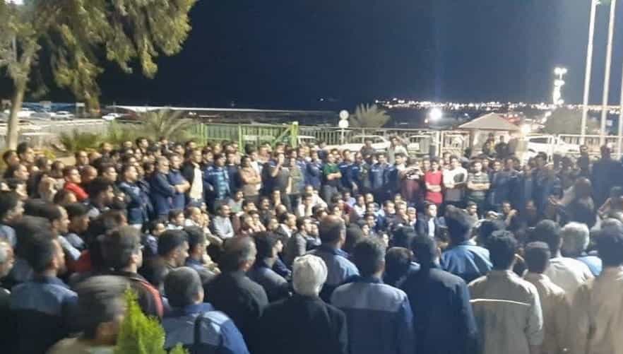 تجمع کارگران سنگ‌آهن مرکزی بافق/ منسوب به ۲۸ فروردین ۱۴۰۲