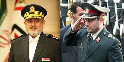 دو سردار: محمد باقر قالیباف، شهردار تهران − سعید شریفزاده، رئیس آتشنشانی تهران