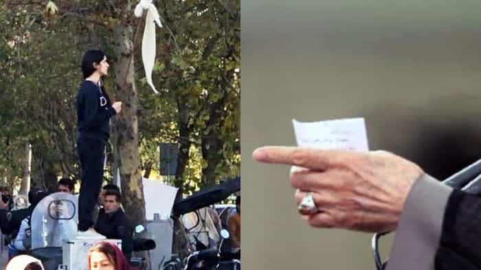 خامنهای در سخنرانیاش در برابر مداحان به تحقیر "دختران خیابان انقلاب" پرداخت