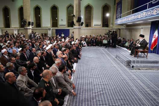 دیدار آیت الله خامنهای با گروهی از مسئولان نظام در روز ۲ خرداد ۱۳۹۷