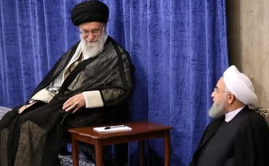 خامنهای و روحانی، عکس از دفتر اطلاع رسانی آیت الله خامنهای