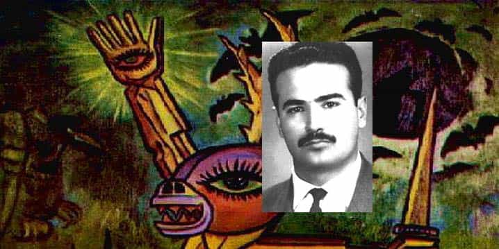 بیژن جزنی − زمینه: بخشی از تابلوی سیاهکل