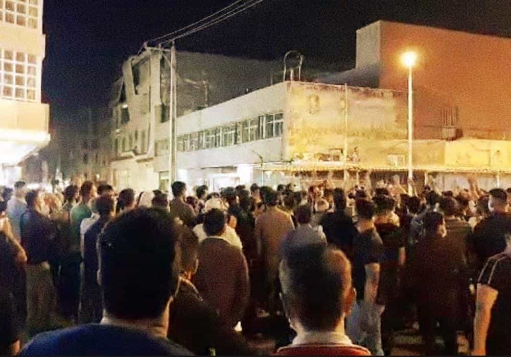 شامگاه ۲۷ تیر ، تجمع اعتراضی مردم بهبهان