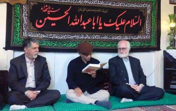 از چپ سیدعباس صالحی معاون وزیر ارشاد، محمدحسین مهدوی