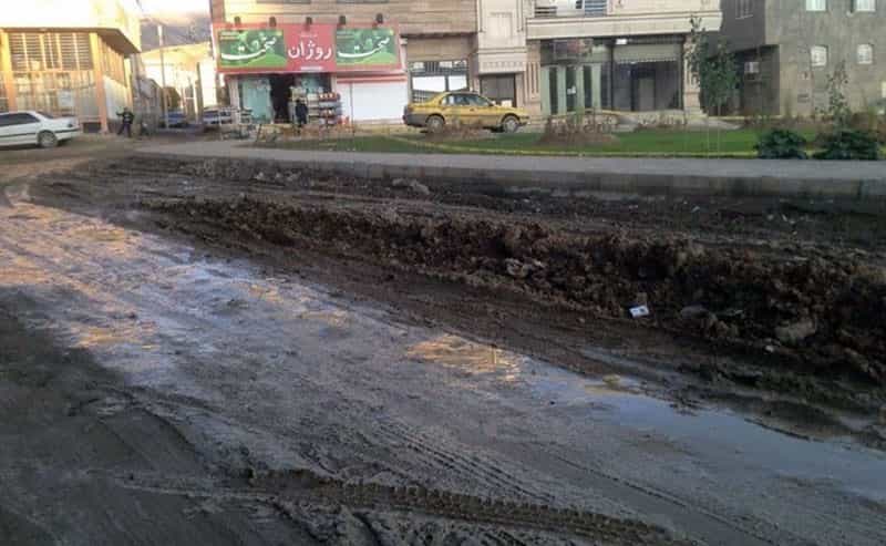 نمایی از وضعیت خیابانها و کوچههای نایسر