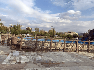 نمایی از پارکِ «شانو»ی مریوان