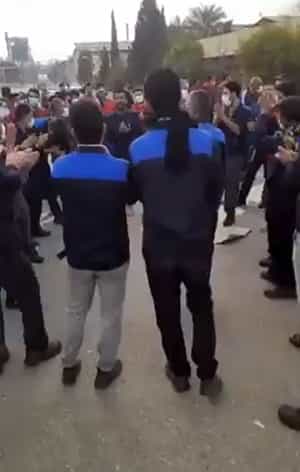 تجمع کارگران کارخانه کاغذ پارس هفت‌تپه، یازدهم اسفندماه ۱۴۰۰