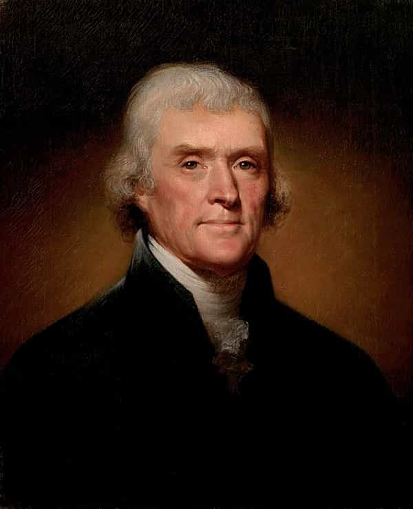 تاماس جفرسون • Thomas Jefferson 1743 - 1826 منبع: ویکیپدیا