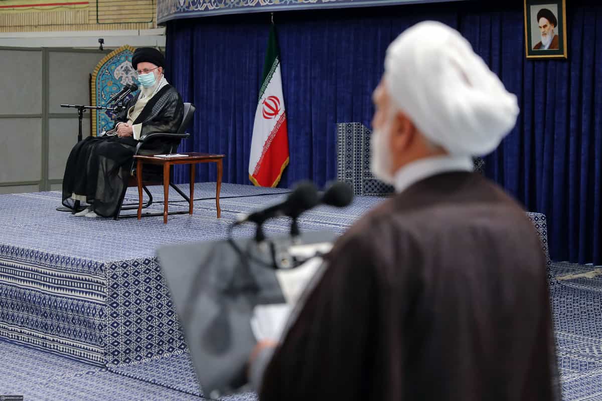 دیدار مسئولان قوه قضاییه با علی خامنهای- وبسایت علی خامنهای