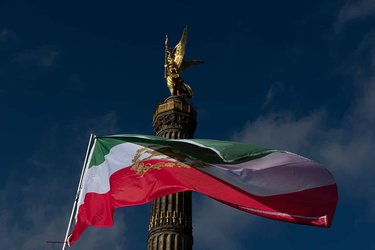 برلین، ۲۲ اکتبر، تجمع در حمایت از اعتراضات سراسری ایران