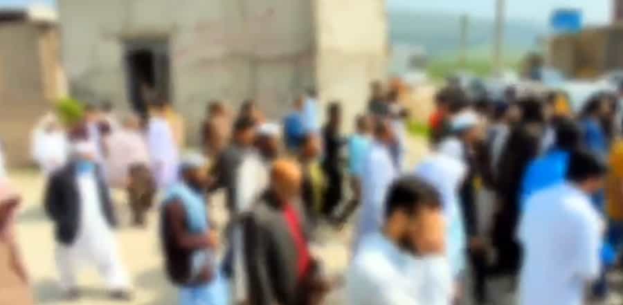 تظاهرات در زاهدان، جمعه ۱۸ فروردین ۱۴۰۲− عکس برگرفته از یک ویدئوی منتشر شده در شبکههای اجتماعی