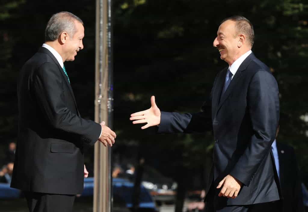 علیاف و اردوغان - آنکارا، ۱۳ نوامبر ۲۰۱۳، عکس از AFP