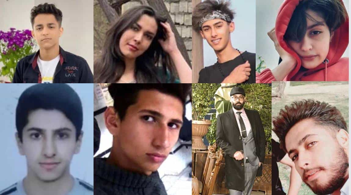 تصاویر شماری از معترضان قیام ژینا که مدتی پس از آزادی جان خود را از دست دادند.