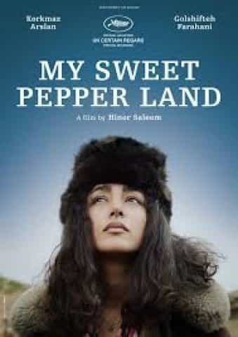 پوستر فیلم «سرزمینِ شیرینِ فلفلیِ من» (My Sweet Pepper Land) (به کُردی: وڵاتە تیژە شیرینەکەم)