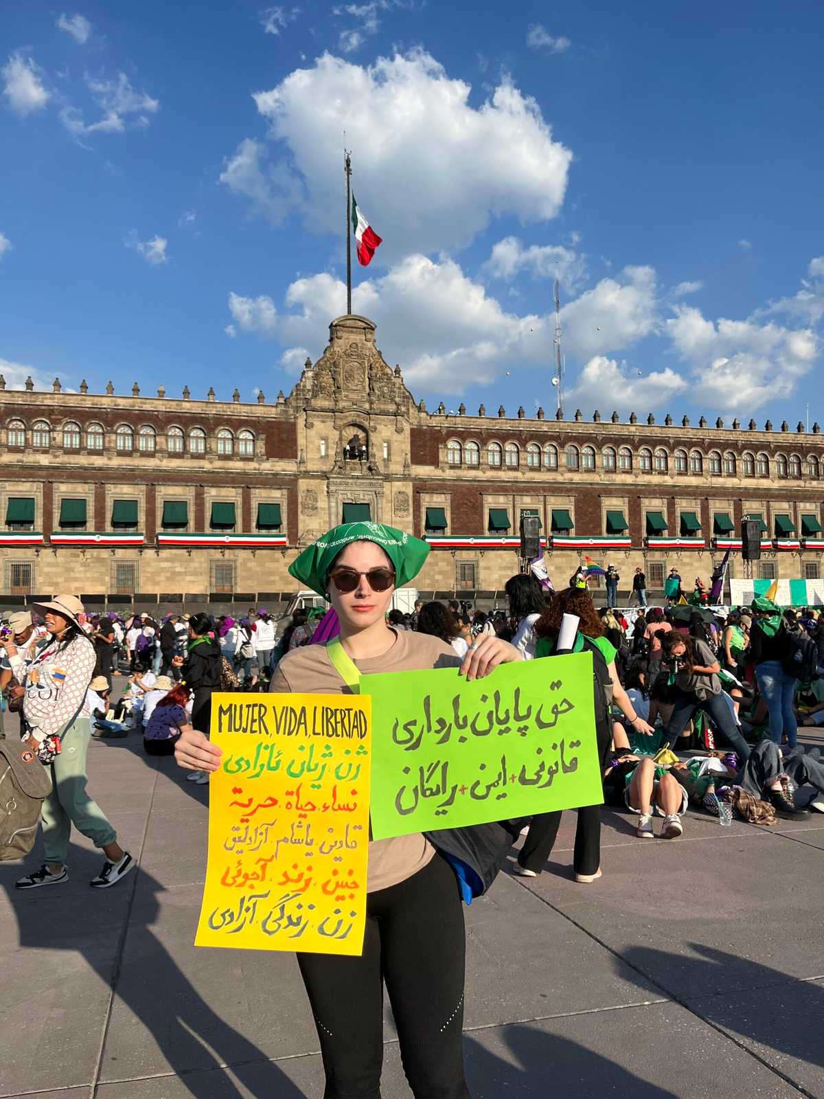 تمایی از راهپیمایی ۲۸ سپتامبر در مرکزیک