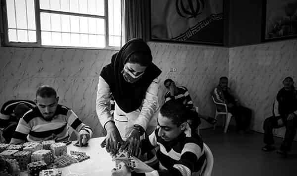 پادگان-آسایشگاه "ضامن آهو"، یک آسایشگاه نگهداری معلولان ذهنی در مشهد − از عکسهای علی عبدالهی، عکاس خبرگزاری «میزان»