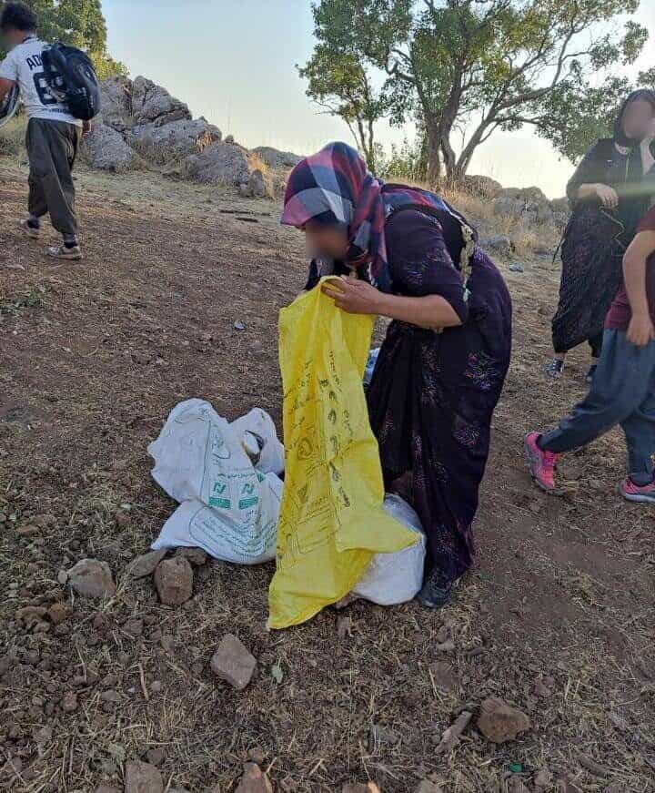 آتشسوزی در جنگل «دهری» در محدوده شهر ثلاث باباجانی - مرداد ۱۴۰۳