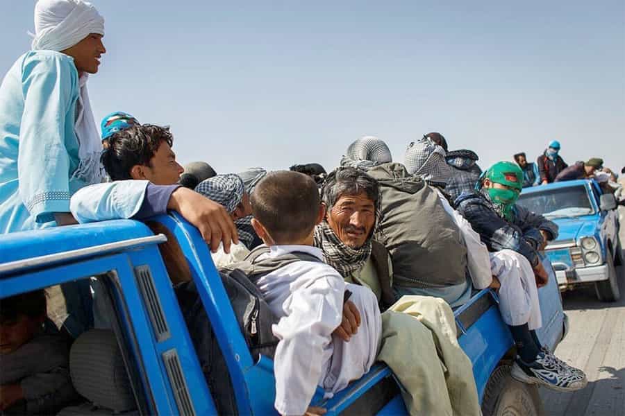 مهاجران افغانستانی در چند وانت