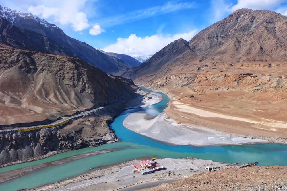 تصویری از رودخانه سند در میا دو کوه