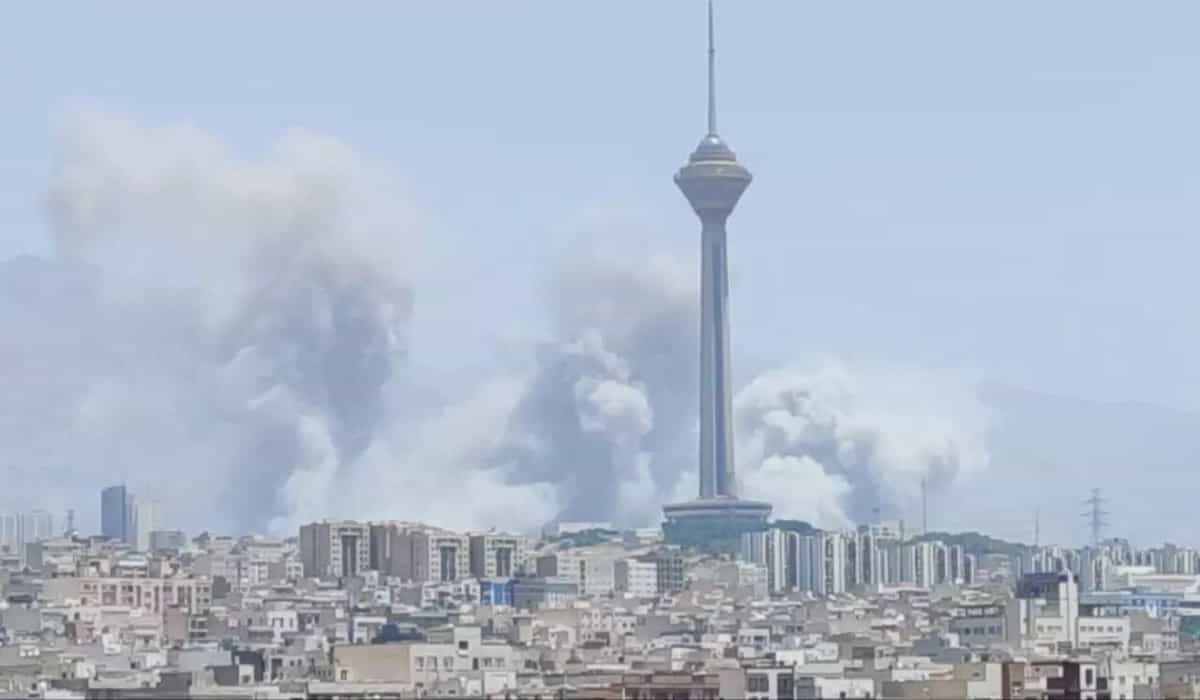 بمباران تهران و برج میلاد