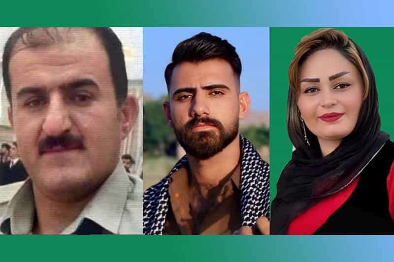 تصاویری از چهرههای روناک دشتی، ابراهیم جانهفر و سیروان عزیزی