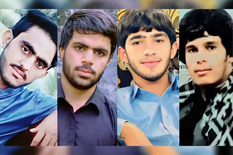 چهره‌های محمد درویش‌نارویی، یاسین کبدانی، فرهاد باران‌زهی و عمران آغال