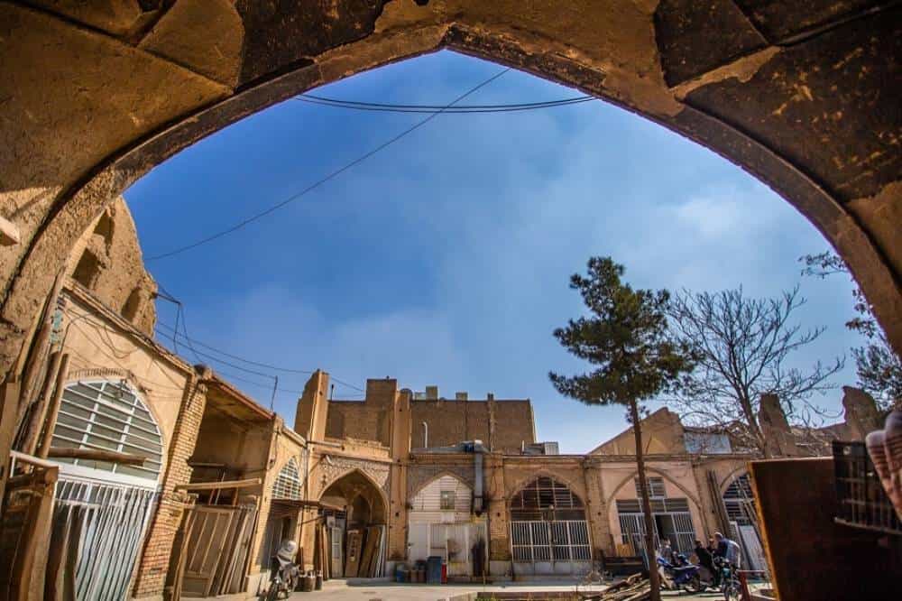 نمایی از قصر جمیلان در اصفهان. خبرگزاری ایمنا