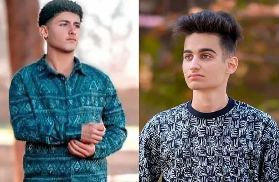 تصویری از پیام حسینی و سوران مظفری دو نوجوان کُرد