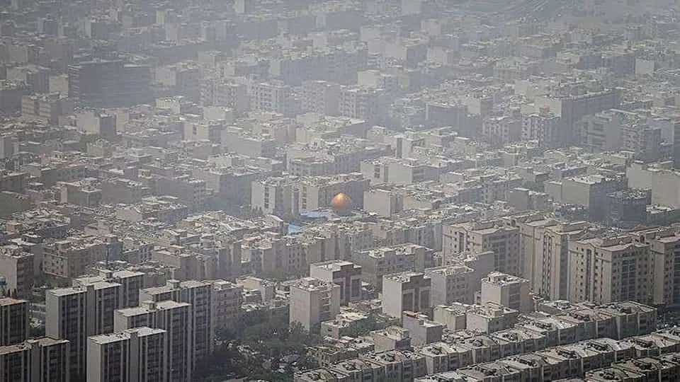 تصویر وحشتناک (آلودگی هوای تهران، ۲ آذر ۱۴۰۳)