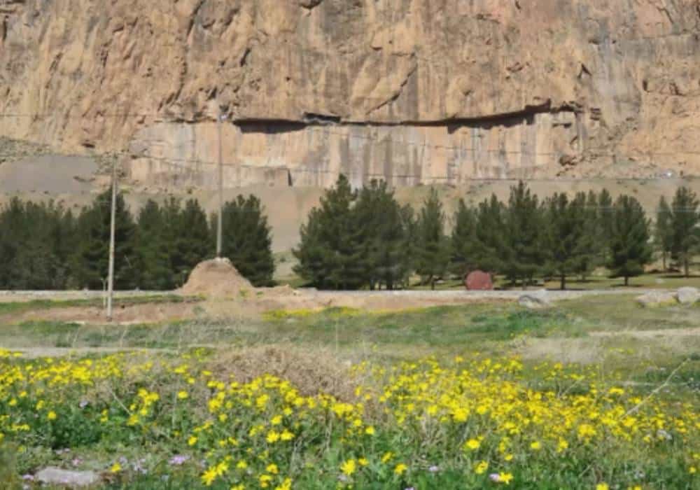 نمایی از پارک جنگلی بیستون
