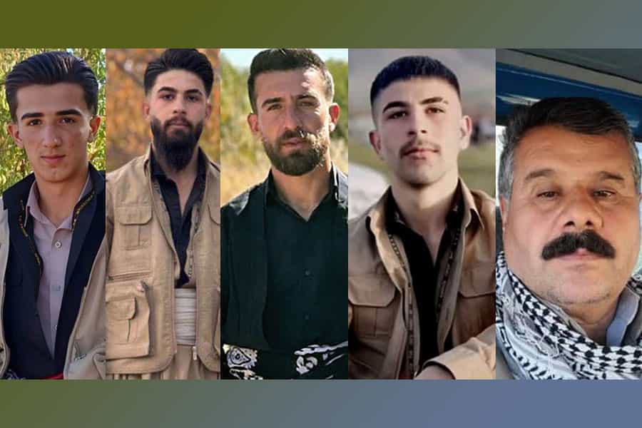 تصائیری از چهرههای آکام شیخه، هژار محمدزادهاقدم، ایمان محمدزاده و کارزان بهمنی در لباس کُردی