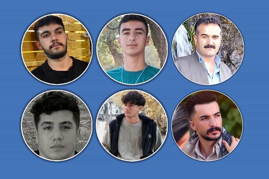 تصاویری از چهرههای ابراهیم مردانی، ایلیا ایمانی، امیرعلی حیدری، رسول یادیار، سهیل پاکرزان، ایلیا ایمانی و حسین حاجیان