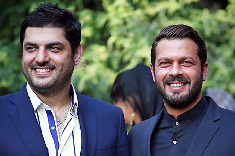 تصویری خندان پژمان بازغی و سام درخشانی