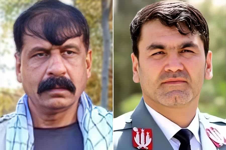 تصاویری از چهره‌های ژنرال اکرام‌الدین سریع و محمدامین الماس