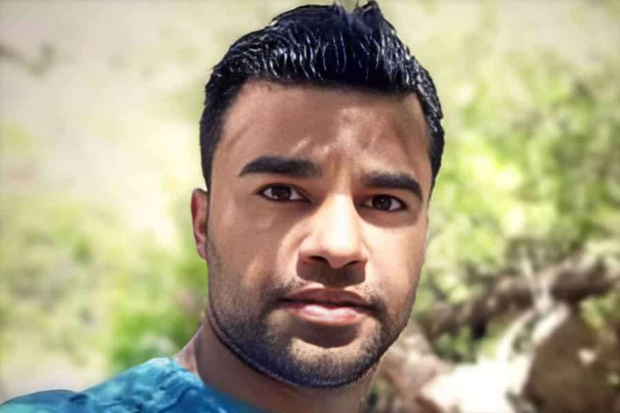 تصویری از چهره محمدجواد وفایی ثانی، زندانی سیاسی جوان