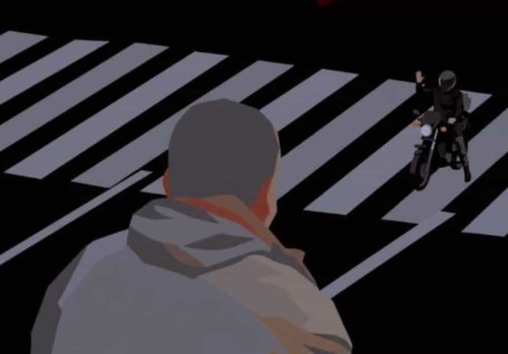 نمایی از یک ویدیو در اعتراضات 1404