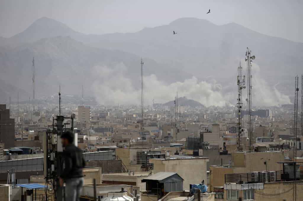 تصویری از تهران پس از حمله آمریکا و اسراییل